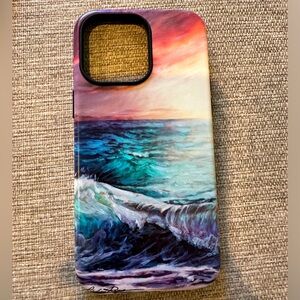 Brand New Gorgeous Lindsay Rapp Artist 1 Phone 14 Plus Phone Case 🌊 “Elation”❤️